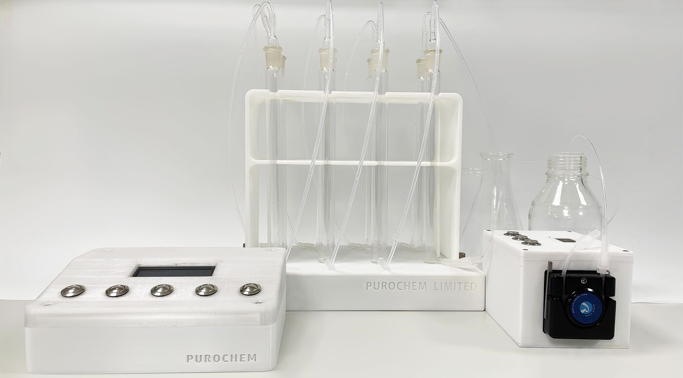 PuroChem Limited utilizes Dispersed Mobile-Phase Countercurrent Chromatography (DMCC) to achieve high-resolution purification of medicinal herbal compounds at industrial capacity.